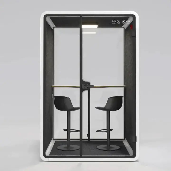 Duo Silence Booth, Soundproof Eco-friendly Protect Privacy, Office Soundproof Booth-GCC Home Center