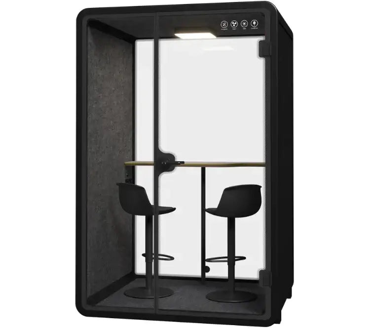 Duo Silence Booth, Soundproof Eco-friendly Protect Privacy, Office Soundproof Booth-GCC Home Center