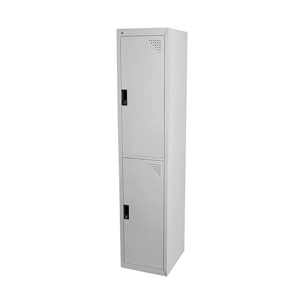 Durable 2-Door Steel Cabinet | Employee, Student, School, and Gym Locker with Ventilation-GCC Home Center