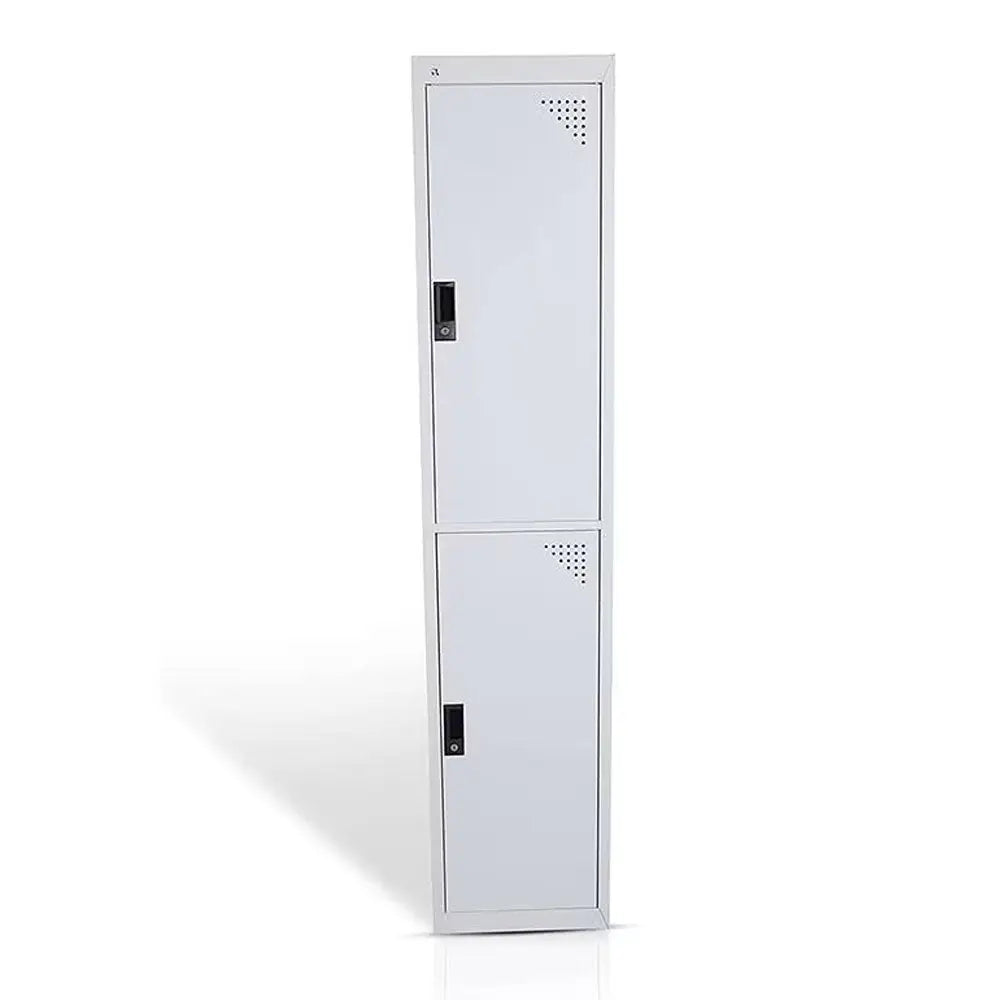 Durable 2-Door Steel Cabinet | Employee, Student, School, and Gym Locker with Ventilation-GCC Home Center