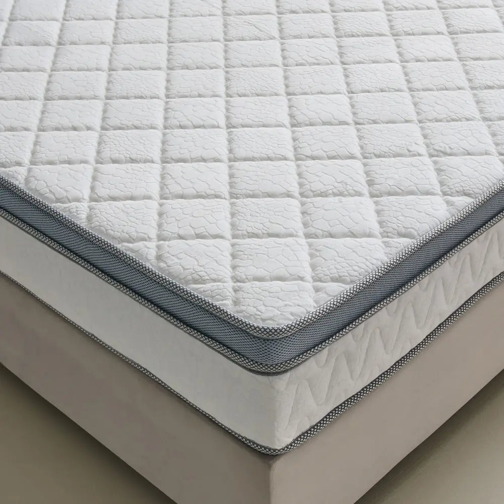 Durable Medium-Firm King-Size Mattress with Rebonded Foam and 5-Year Warranty-GCC Home Center