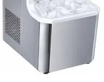Load image into Gallery viewer, Electric Ice Maker Machine 85W, Automatic Countertop Ice Maker with Transparent Viewing Lid, Portable Ice Cube Maker with Ice Basket &amp; Scoop, Compact Design, Black