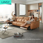 Load image into Gallery viewer, Electric Leather Living Room Modular Sofa Theater Recliner Sofa G036