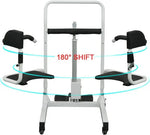 Load image into Gallery viewer, Electric Patient Lift Chair - 180° Split Seat, Shower &amp; Commode Chair for Elderly &amp; Disabled, 150KG Capacity