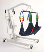 Load image into Gallery viewer, Electric Patient Lift Transfer Machine with Motorized Adjustable Base | Full Body Patient Transfer Lifter | 150kg Capacity Medical Hoist