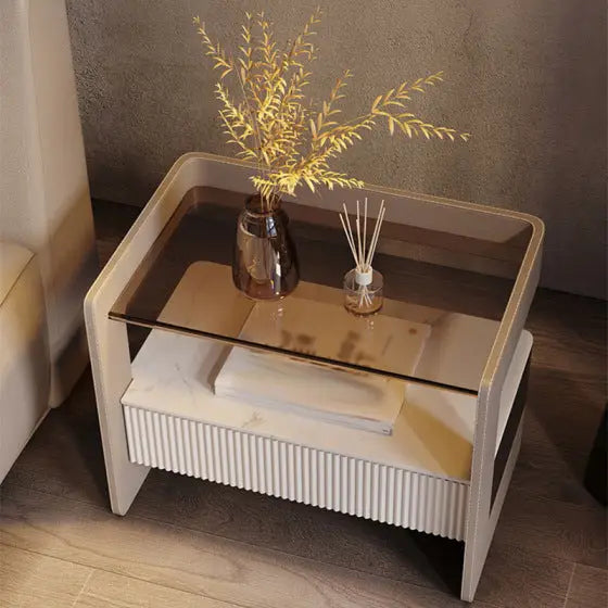 Elegance Tilu Nightstand Bedside Table-GCC Home Center