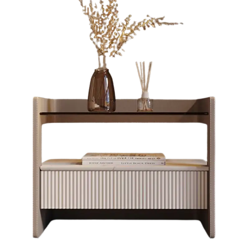 Elegance Tilu Nightstand Bedside Table-GCC Home Center