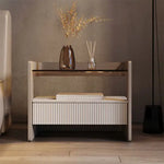 Load image into Gallery viewer, Elegance Tilu Nightstand Bedside Table-GCC Home Center