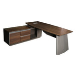Load image into Gallery viewer, Elegant 220 cm Executive Office Table - Brown-GCC Home Center