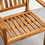 Load image into Gallery viewer, Elegant 4-Seater Sofa Set – Natural Wood