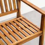 Load image into Gallery viewer, Elegant 4-Seater Sofa Set – Natural Wood