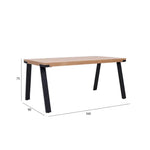 Load image into Gallery viewer, Elegant 6-Seater Dining Set – Oak &amp; Beige