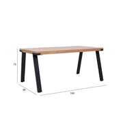 Elegant 6-Seater Dining Set – Oak & Beige