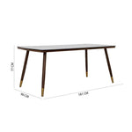 Load image into Gallery viewer, Elegant 8-Seater Dining Set – Walnut &amp; Black