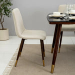 Load image into Gallery viewer, Elegant 8-Seater Dining Set – Walnut &amp; Black