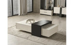 Load image into Gallery viewer, Elegant Coffee Center Table – White &amp; Gray