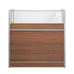Load image into Gallery viewer, Elegant Cubicle Work Station With 3-Door Movable Drawer - Brown-GCC Home Center