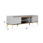Load image into Gallery viewer, Elegant Design TV Unit with 2 Cabinets