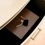 Load image into Gallery viewer, Elegant Engineered Wood Dresser with Mirror – Champagne