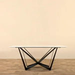 Load image into Gallery viewer, Elegant Faux Marble Dining Table