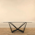 Load image into Gallery viewer, Elegant Faux Marble Dining Table