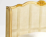 Load image into Gallery viewer, Elegant King Bed White Gold – 180x200 CM