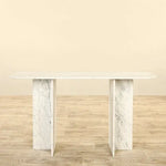 Load image into Gallery viewer, Elegant Marble Console Table
