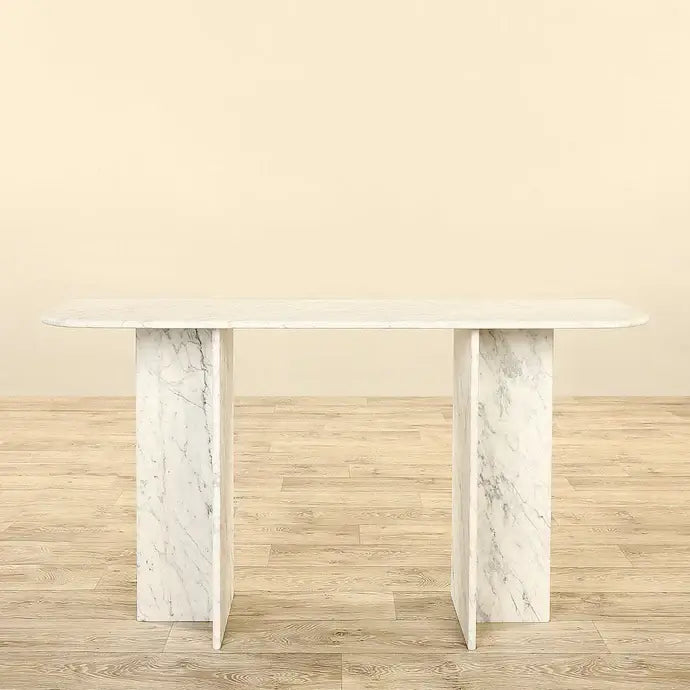 Elegant Marble Console Table