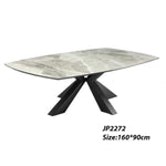 Load image into Gallery viewer, Elegant Marble Dining Table - 160 x 90 cm