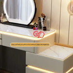 Load image into Gallery viewer, Elegant Modern Luminous Makeup Vanity Desk with LED Mirror and Stool-GCC Home Center