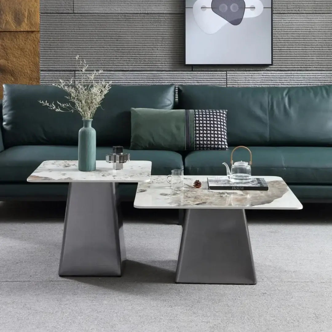 Elegant Modern Nesting Coffee Table Set (Pack of 2)