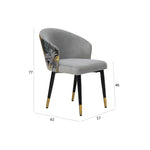 Load image into Gallery viewer, Elegant Modern Style 6-Seater Dining Set – Black &amp; Grey