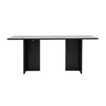 Load image into Gallery viewer, Elegant Modern Style 6-Seater Dining Set – Black &amp; Grey