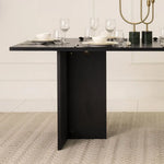 Load image into Gallery viewer, Elegant Modern Style 6-Seater Dining Set – Black &amp; Grey