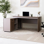 Load image into Gallery viewer, Elegant Office Desk with Premium Quality - Light Oak