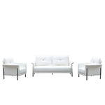 Load image into Gallery viewer, Elegant PU Leather Office Sofa Set 3+1+1-GCC Home Center