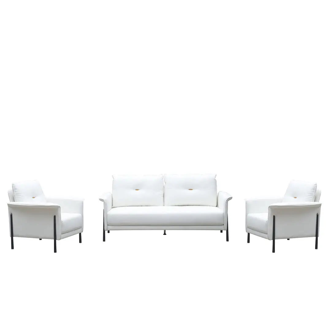 Elegant PU Leather Office Sofa Set 3+1+1-GCC Home Center