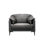 Load image into Gallery viewer, Elegant PU Leather Office Sofa Set With Metal Legs - Black-GCC Home Center