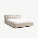 Load image into Gallery viewer, Elegant Queen Bed 160x200cm – Beige