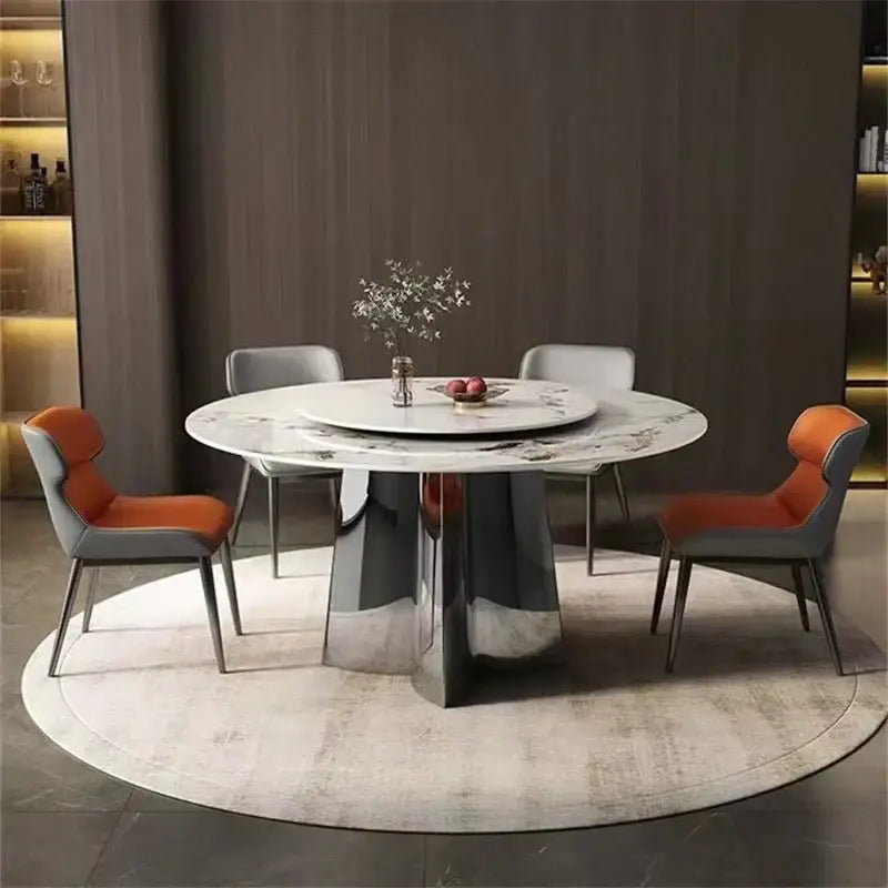 Elegant Round Dining Table - Luxury Statement Piece-GCC Home Center