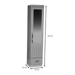 Load image into Gallery viewer, Elegant Single Door Wardrobe with Mirror and Drawer-GCC Home Center