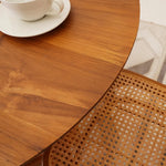 Load image into Gallery viewer, Elegant Solid Wood 6-Seater Dining Set