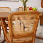 Load image into Gallery viewer, Elegant Solid Wood 6-Seater Dining Set