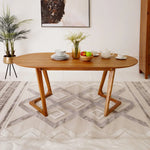 Load image into Gallery viewer, Elegant Solid Wood 6-Seater Dining Set