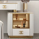 Load image into Gallery viewer, Elegant Solid Wood Dressing Table with Smart Mirror and Stool Set - Perfect Bedroom Vanity-GCC Home Center