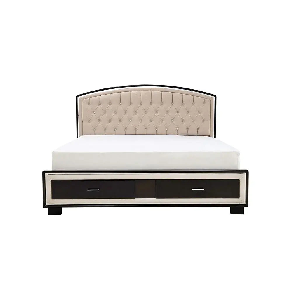 Elegant Sturdy wood Bed