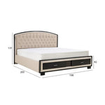 Load image into Gallery viewer, Elegant Sturdy wood Bed