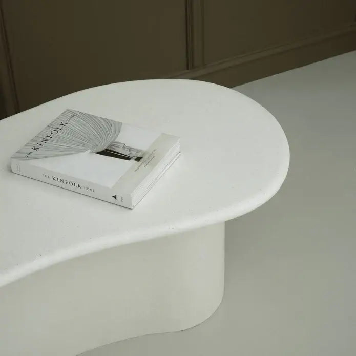 Elegant White Tone Coffee Table