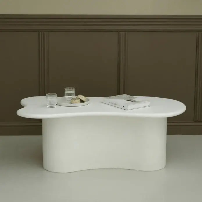 Elegant White Tone Coffee Table
