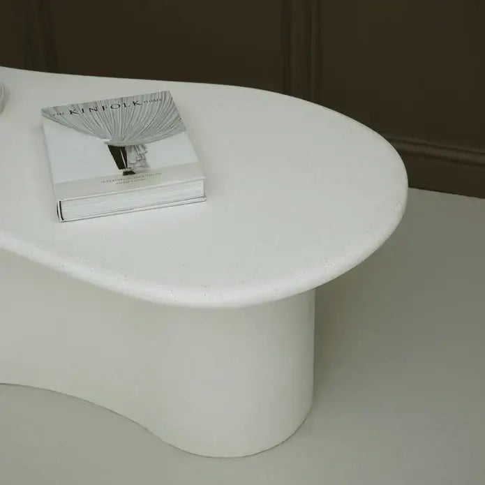 Elegant White Tone Coffee Table